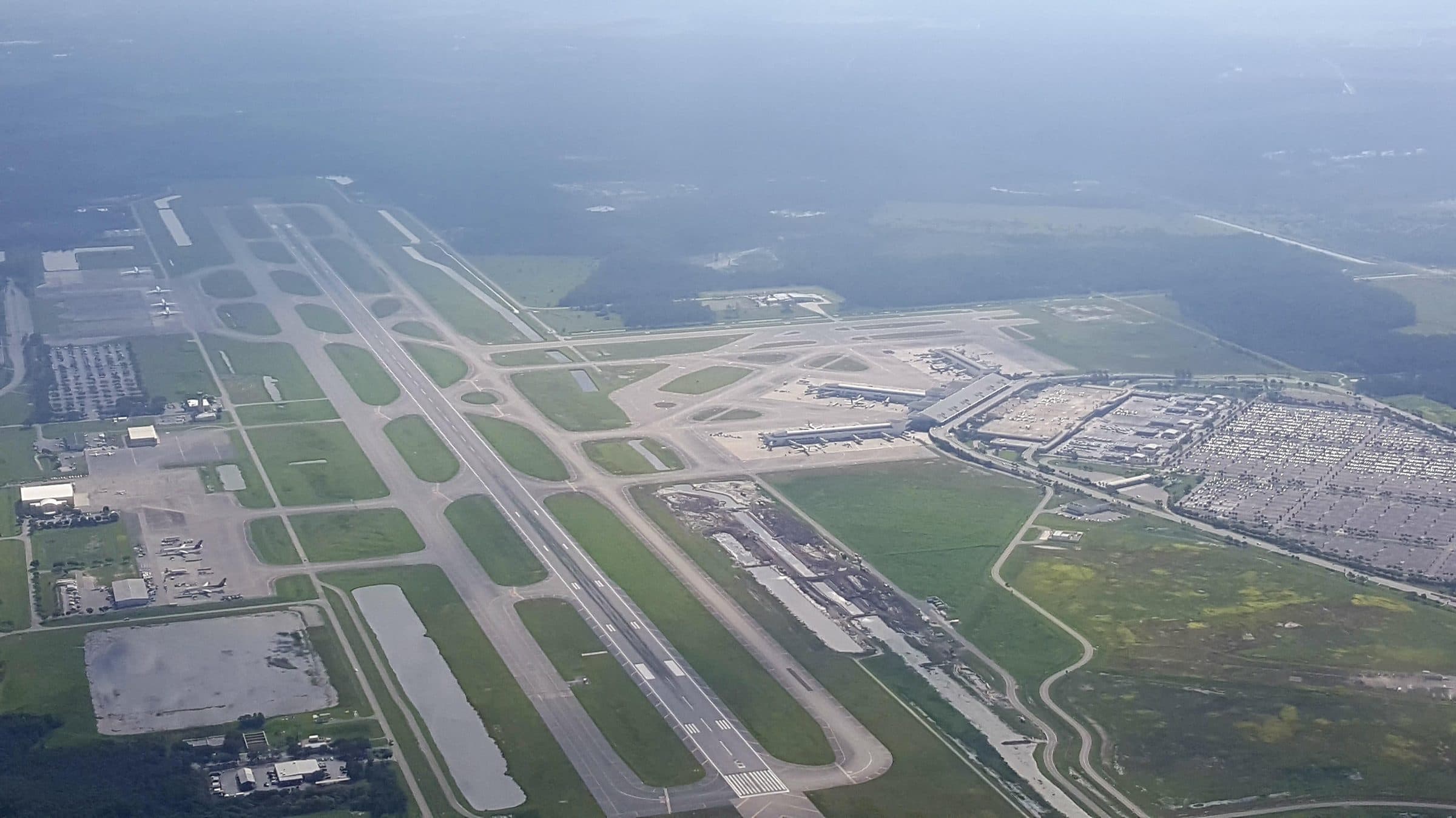 Aerial view of Southwest Florida International Airport